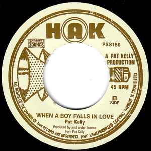 Image of Label Cover of 7" - EX/VG+ - PAT KELLY, Striving For The Right / When A Boy Falls In Love (Pressure Sounds; PSS150, UK 2019 Reissue, Stamped Sleeve), ,  - 4455181S