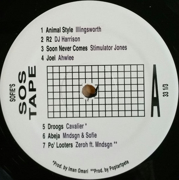 Image of Label Cover of 2xLP - VG+/G+ - VARIOUS, Sofie's SOS Tape (Stones Throw Records; STH2376, US 2016), ,  - 4445132S