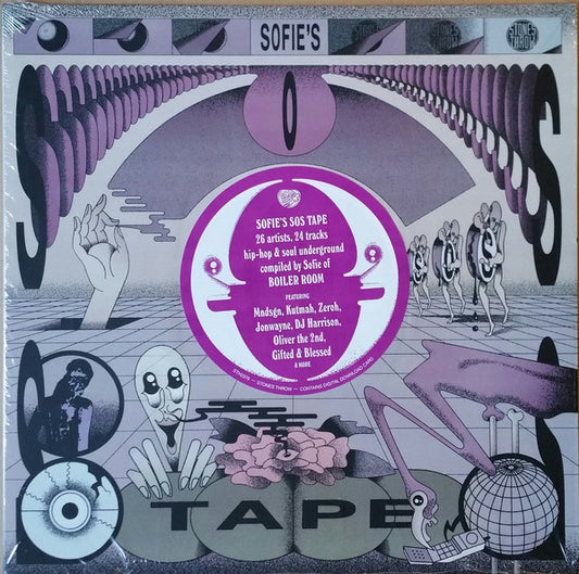 Image of Front Cover of 2xLP - VG+/G+ - VARIOUS, Sofie's SOS Tape (Stones Throw Records; STH2376, US 2016), ,  - 4445132S