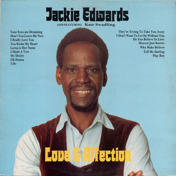 Image of Front Cover of LP - VG/G+ - JACKIE EDWARDS AND FEATURING KATE SWADLING, Love & Affection (Sky Note; Sky LP 19,  1980s), ,  - 4445174S