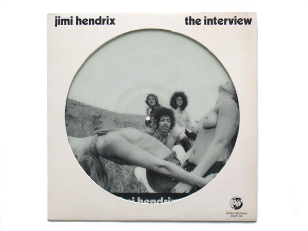 Image of Front Cover of LP - VG/VG - JIMI HENDRIX, The Interview (Rhino Records; RNDF 254, US 1982, Die Cut Sleeve, Picture Disc), ,  - 4415265C