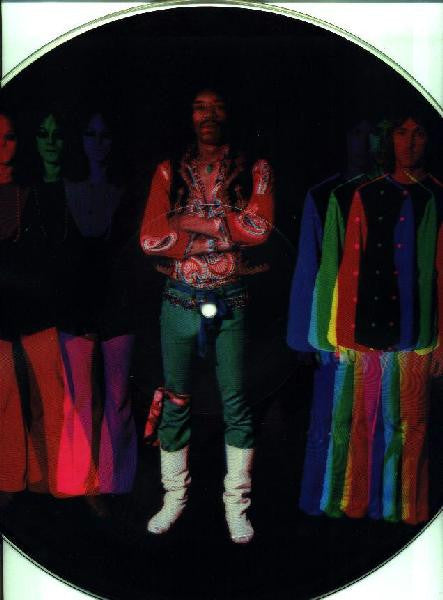 Image of Back Cover of LP - VG/VG - JIMI HENDRIX, The Interview (Rhino Records; RNDF 254, US 1982, Die Cut Sleeve, Picture Disc), ,  - 4415265C
