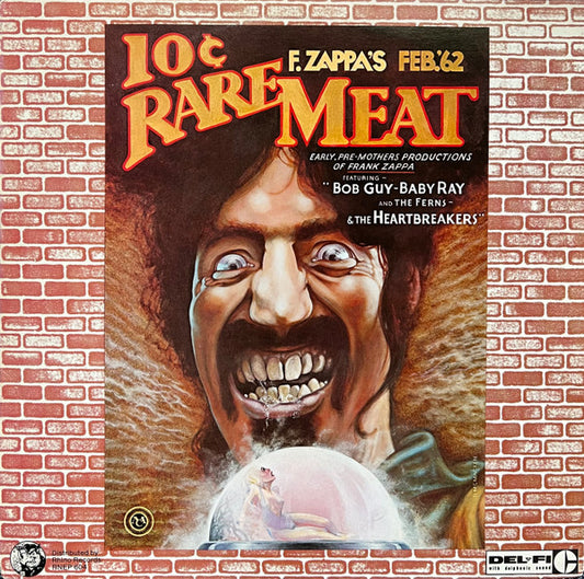 Image of Front Cover of 4415266C: LP - FRANK ZAPPA, F. Zappa's 10� Rare Meat - Feb.'62 (Del-Fi Records; RNEP 604, US 1983, Company Inner, Rainbo Records Pressing) Light Marks only.  VG/G+