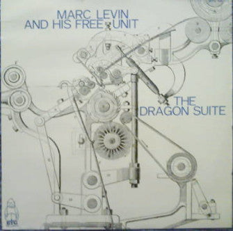 Image of Front Cover of LP - VG/G+ - MARC LEVIN AND HIS FREE UNIT, The Dragon Suite (BYG Records ; BYG 529 112, France 1969, Laminated Sleeve, BIEM Box On Right Of Labels), Large marker pen writing on both sides of sleeve. Also discoloured, some wear and creasing and light stains,  - 3816557C