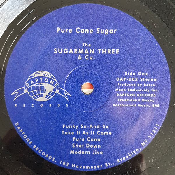 Image of Label Cover of LP - VG+/VG+ - SUGARMAN 3 & CO, Pure Cane Sugar (Daptone Records ; DAP-002, US 2002, 182 Havemeyer St Address), ,  - 4425240E