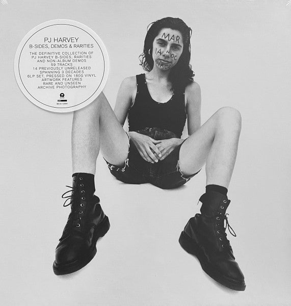 Image of Front Cover of 5015269C: 6xLP - PJ HARVEY, B-Sides, Demos & Rarities (Island Records; 0851101, Worldwide 2022, Box Set, 180 Gram Vinyl) No shrink/hype sticker, light shelf wear.  VG+/VG+