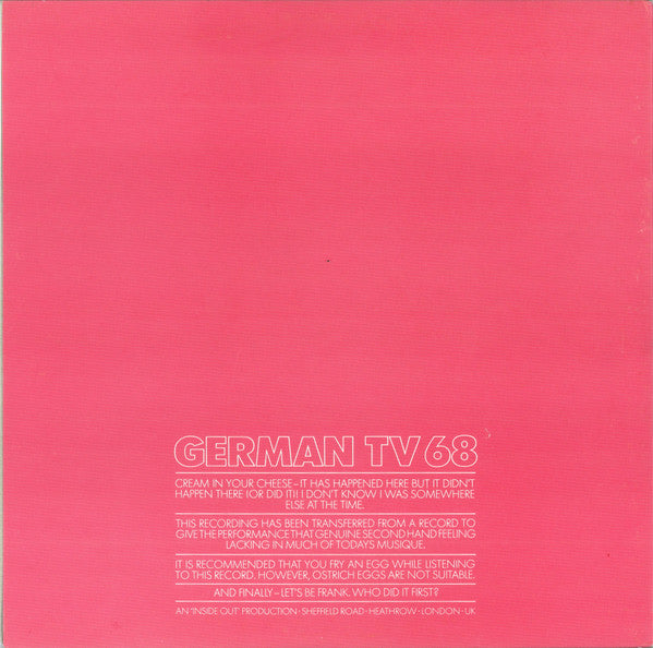 Image of Back Cover of LP - VG/G+ - THE MOTHERS OF INVENTION, FRANK ZAPPA, To Motherbuggers Everywhere (Acid; SPEED 2, Europe 1983, Unofficial Release), Light Marks only.,  - 4415376C