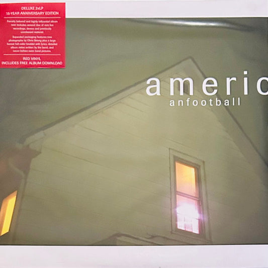 Image of Front Cover of 2xLP - NEW/NEW - AMERICAN FOOTBALL, American Football (Polyvinyl Record Company; PRC276LP, US 2021 Reissue, Gatefold, 2 Inners & Booket, Red Vinyl, Deluxe Edition, Download), ,  - 4955163S