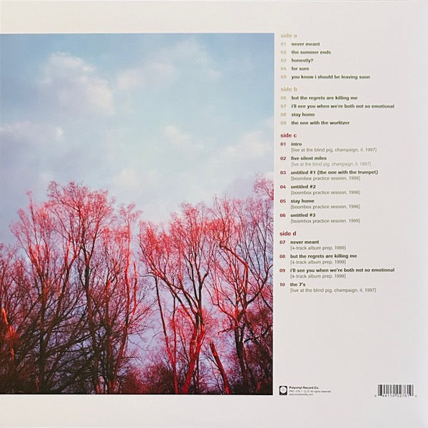 Image of Back Cover of 2xLP - NEW/NEW - AMERICAN FOOTBALL, American Football (Polyvinyl Record Company; PRC276LP, US 2021 Reissue, Gatefold, 2 Inners & Booket, Red Vinyl, Deluxe Edition, Download), ,  - 4955163S