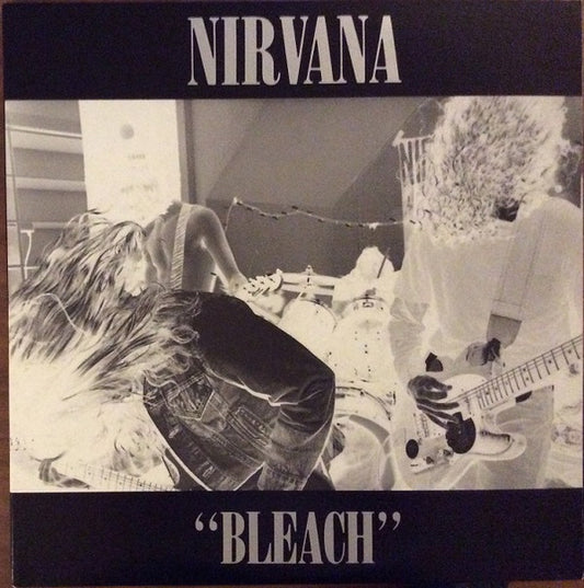 Image of Front Cover of 4445217S: 2xLP - NIRVANA, Bleach (Sub Pop; SP 834, US 2016 Reissue, Pasteback Gatefold Sleeve, Booklet, 180 Gram Vinyl, with bonus live album) Edge Wear  VG/VG+