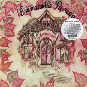 Image of Front Cover of 4445273S: LP - EMMANUELLE PARRENIN, Maison Rose (Lion Productions; LION-LP 106, US 2008 Reissue, Pasteback Gatefold, Insert, Limited edition of 500 copies) Surface marks and light hairlines. Damage to bottom right corner, light corner wear.  VG/VG