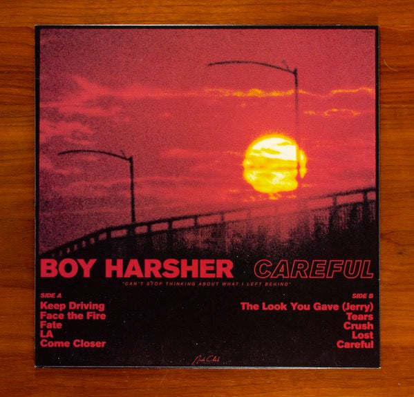 Image of Back Cover of LP - NEW/NEW - BOY HARSHER, Careful (Nude Club Records; NUDE5LP, Europe 2019, Standard Sleeve, Insert, Black Vinyl), ,  - 4415452C