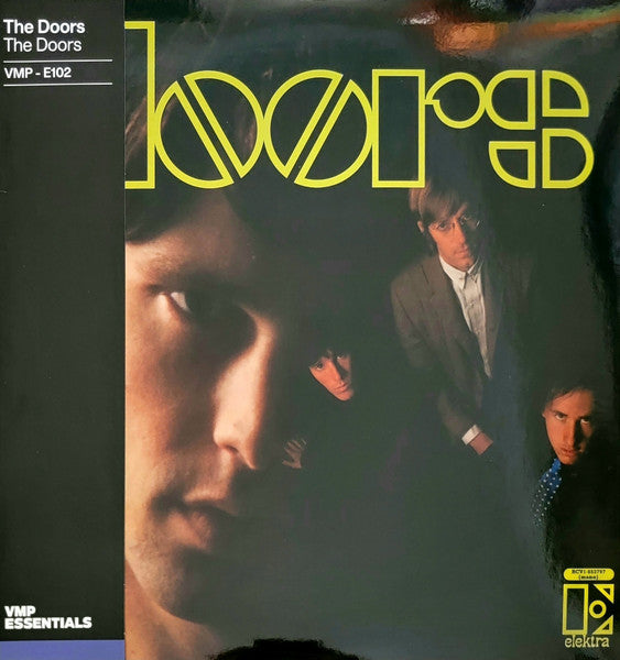 Image of Front Cover of LP - VG/VG+ - THE DOORS, The Doors (Elektra / Vinyl Me, Please; RCV1-653797, US 2021 Reissue, Pasteback Sleeve, Inner & Booklet, Print, Mono, 180 Gram Green/Gold Galaxy Vinyl, with Clear Vinyl 7", with Obi), Top edge seam split,  - 1946071S