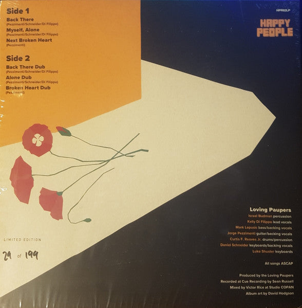 Image of Back Cover of LP - VG+/VG+ - THE LOVING PAUPERS, The Loving Paupers (Happy People; HPR82LP, UK 2022), ,  - 4745361S