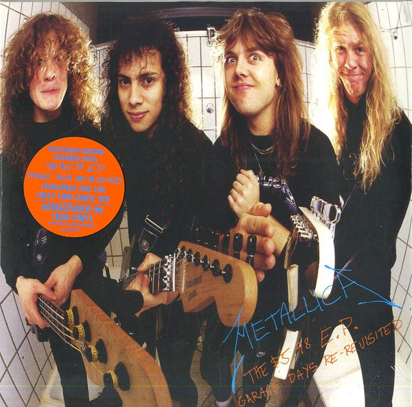 Image of Front Cover of 12" EP - VG+/VG+ - METALLICA, The $5.98 E.P. - Garage Days Re-Revisited (Blackened; BLCKND036R-1C, Europe 2018, Orange Translucent, 180g, Limited Edition), ,  - 3626479E