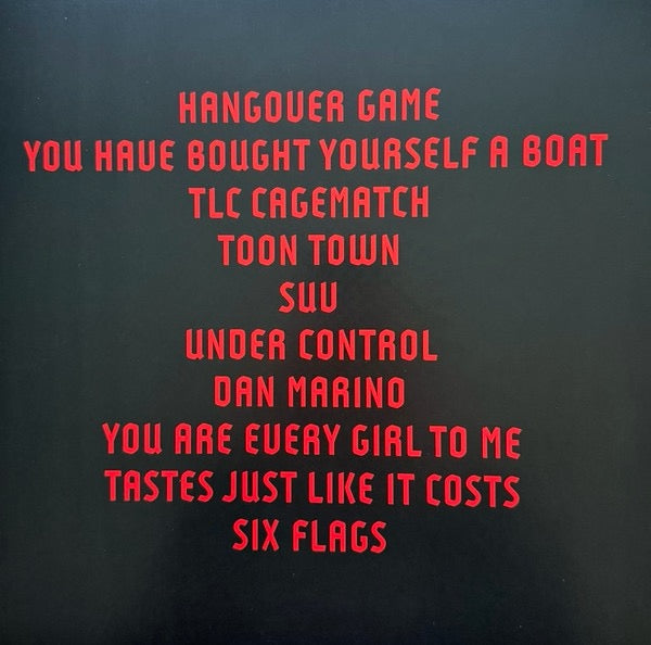 Image of Back Cover of LP - NEW/NEW - MJ LENDERMAN, Boat Songs (Dear Life Records; DLR031LP, Europe 2025 Reissue, Insert), ,  - 1516474C