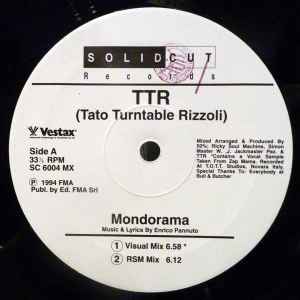 Image of Front Cover of 4545040S: 12" - TTR, Mondorama (Solid Cut Records; SC 6004 MX, Italy 1994)   /VG