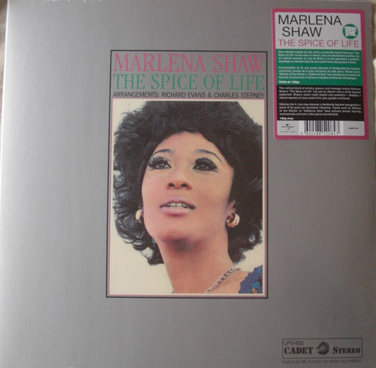 Image of Front Cover of 4515035C: LP - MARLENA SHAW, The Spice Of Life (Vampi Soul; VAMPI 330, Spain 2025 Reissue)   NEW/NEW