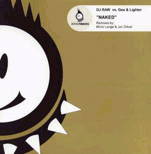 Image of Front Cover of 4545075S: 12" - DJ RAW (4) VS. GEE & LIGHTER, Naked (Bikini Tracks; BTR 0016, Germany 2004, Picture Sleeve) one faint scuff - still VG+  VG/VG+