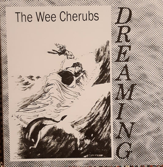 Image of Front Cover of 4515097C: 7" - THE WEE CHERUBS, Dreaming (Optic Nerve Recordings; ON212, UK 2020 Reissue, Gatefold, With Poster & Postcard, Translucent Grey Vinyl)   EX/EX
