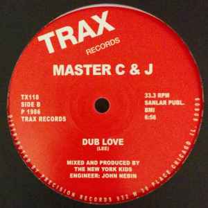 Image of Back Cover of 4525114E: LP - MASTER C & J, When You Hold Me (Trax Records; TX118, UK 2016, Plain Sleeve, Reissue, Remastered.)   /VG