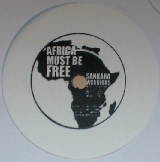 Image of Front Cover of 4515121C: 7" - SANKARA WARRIORS, Africa Must Be Free (I-nity Records; INI000, Italy 2013, Stamped Sleeve, Solid Centre / Limited Numbered Edition of 100)   VG+/VG+