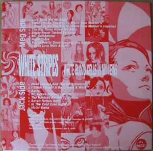 Image of Back Cover of 4515101C: LP - WHITE STRIPES, White Blood Cells In My Veins (Art Of Music; WS RS 2003, Germany 2003, Mauve Marbled Vinyl, Unofficial Release) Strong VG, small price sticker residue top right of sleeve.  VG/VG