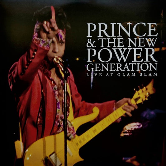 Image of Front Cover of 4515092C: 3xLP - PRINCE & THE NEW POWER GENERATION, Live At Glam Slam (NPG Records; 19802895581, Worldwide 2025, Tri-fold Sleeve, 3 Inners, Yellow Vinyl. Etched Disc) Still In Opened Shrinkwrap With Hype Sticker  VG+/VG+