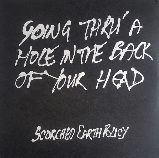 Image of Front Cover of LP - VG+/VG+ - SCORCHED EARTH POLICY, Going Thru' A Hole In The Back Of Your Head (Siltbreeze; SB152, US 2013 Reissue), ,  - 4545133S