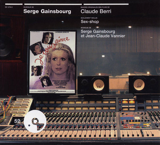 Image of Front Cover of 4535058E: CD - SERGE GAINSBOURG / JEAN-CLAUDE VANNIER, Sex-Shop / Je Vous Aime (Emarcy; 531 876-5, France 2009, Digipak, Booklet)   VG+/VG+