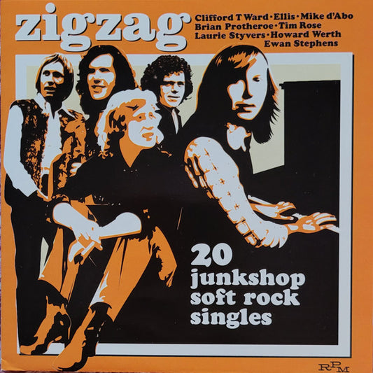 Image of Front Cover of 4455198S: CD - VARIOUS, Zigzag (20 Junkshop Soft Rock Singles 1970-1974) (RPM Records; RPM 262, UK 2003)   VG+/VG+