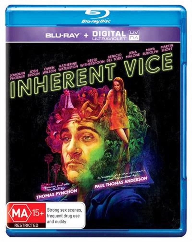 Image of Front Cover of Blu-Ray - VG+/VG+ - PAUL THOMAS ANDERSON, JOAQUIN PHOENIX, Inherent Vice (Roadshow Entertainment ; , Germany ), ,  - 4535071E