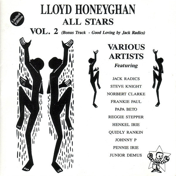Image of Front Cover of 4525196E: LP - VARIOUS, Lloyd Honeyghan All Stars Vol. 2 (Honeyghan Promotions Muzik; none, UK 1992) Lighrt ringwear.  VG/VG+