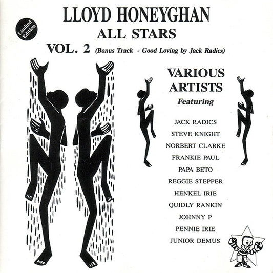 Image of Front Cover of 4525196E: LP - VARIOUS, Lloyd Honeyghan All Stars Vol. 2 (Honeyghan Promotions Muzik; none, UK 1992) Lighrt ringwear.  VG/VG+