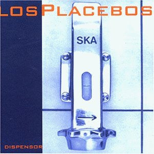Image of Front Cover of 4525198E: LP - LOS PLACEBOS, Dispensor (Elmo Records; ELMLP 1003, Germany 1998, Paper sleeve cover (only attacehed on one side) with cardboard inner.)   EX/EX