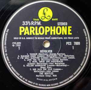 The Beatles REVOLVER UK 英盤LP Stereo ステレオ Revolver (UK Stereo