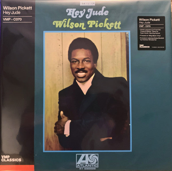 Image of Front Cover of 4525209E: LP - WILSON PICKETT, Hey Jude (Atlantic; R1 698596, US 2023 Reissue, Booklet)   EX/EX