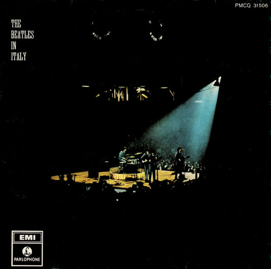 Image of Front Cover of 4515218C: LP - THE BEATLES, The Beatles In Italy (Parlophone; PMCQ 31506, Italy 1970 Reissue, One EMI Box) Fair few hairlines, Glossy disc, Plays well despite hairline marks, Ring wear to sleeve  VG/G+