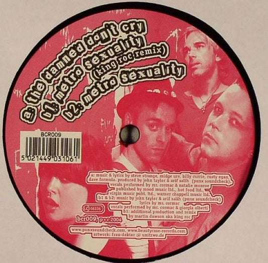 Image of Front Cover of 4545261S: 12" EP - PUNX SOUNDCHECK, Plastique E.P. (Beautycase-Records; BCR009, Germany 2004, Company Sleeve)   VG/VG+