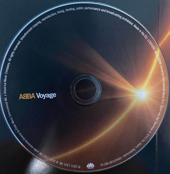 Image of Label Cover of CD - M/M - ABBA, Voyage (Polar; 00602438748716, Europe 2021, Digipak), ,  - 4535153E