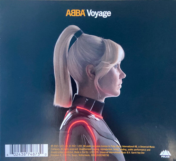 Image of Back Cover of CD - M/M - ABBA, Voyage (Polar; 00602438748730, Europe 2021, Digipak), ,  - 4535154E