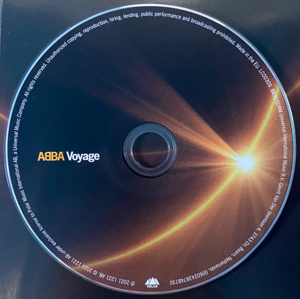 Image of Label Cover of CD - M/M - ABBA, Voyage (Polar; 00602438748730, Europe 2021, Digipak), ,  - 4535154E