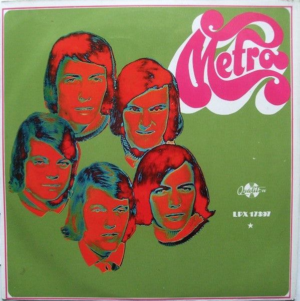 Image of Front Cover of 4525355E: LP - METRO, Metro (Qualiton; LPX 17397, Hungary 1969, Laminated Sleeve, Russian Labels, Mono) Tear to back of sleeve, fixed with tape. Writing on back of sleeve. Staining on front of sleeve, light edge wear,   G/VG