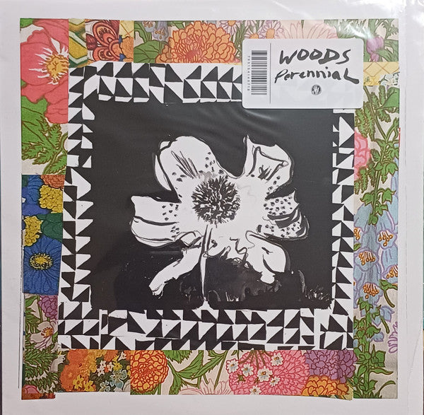 Image of Front Cover of 4525375E: LP - WOODS, Perennial (Woodsist; WOODSIST107, US 2023, Insert) Paper scuffs.   VG+/VG+