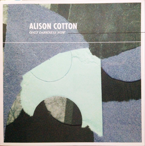 Image of Front Cover of LP - EX/VG+ - ALISON COTTON, Only Darkness Now (Friendly Recordings; FR003, UK 2021, Black Inner, Silver Vinyl), Seal opened instore, still in shrinkwrap.,  - 4525378E