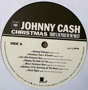 Image of Label Cover of LP - EX/EX - JOHNNY CASH, Christmas: There'll Be Peace In The Valley (Columbia; 88985361961, Europe 2016), Opened Instore, Still In Shrinkwrap,  - 3046199S