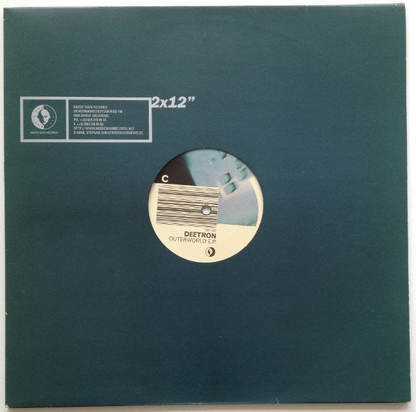 Image of Front Cover of 4525397S: 2x12" EP - DEETRON, Outerworld E.P. (Music Man Records ; MM 087, Belgium 2001, Company Sleeve) Light Marks only.  G+/G+
