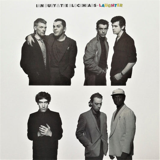 Image of Front Cover of 4545356S: LP - IAN DURY & THE BLOCKHEADS, Laughter (BMG; BMGCAT749LP, UK 2023 Reissue, Inner, Yellow Vinyl) Opened Instore, Still In Stickered Shrinkwrap  EX/EX