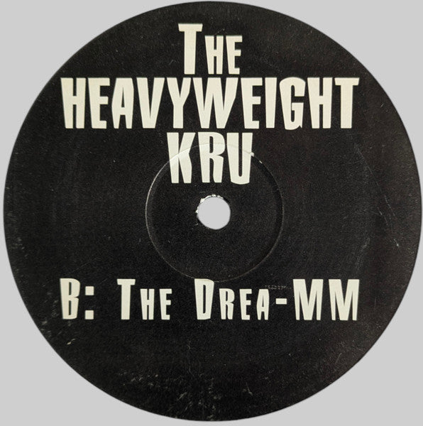 Image of Back Cover of 4545406S: 12" - THE HEAVYWEIGHT KRU, Bad Ass Bass (Not On Label ; BAD-1, UK 1999) marks across both sides. Surface noise throughout, particularly noticeable at quieter parts.  /G+