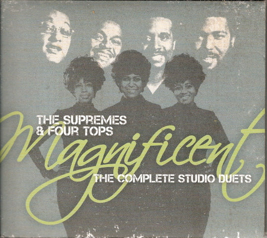Image of Front Cover of 4535161E: 2xCD - THE SUPREMES & FOUR TOPS, Magnificent, The Complete Studio Duets (Motown; B0013119-02, US 2009, Double Gatefold, Booklet)   VG/VG+